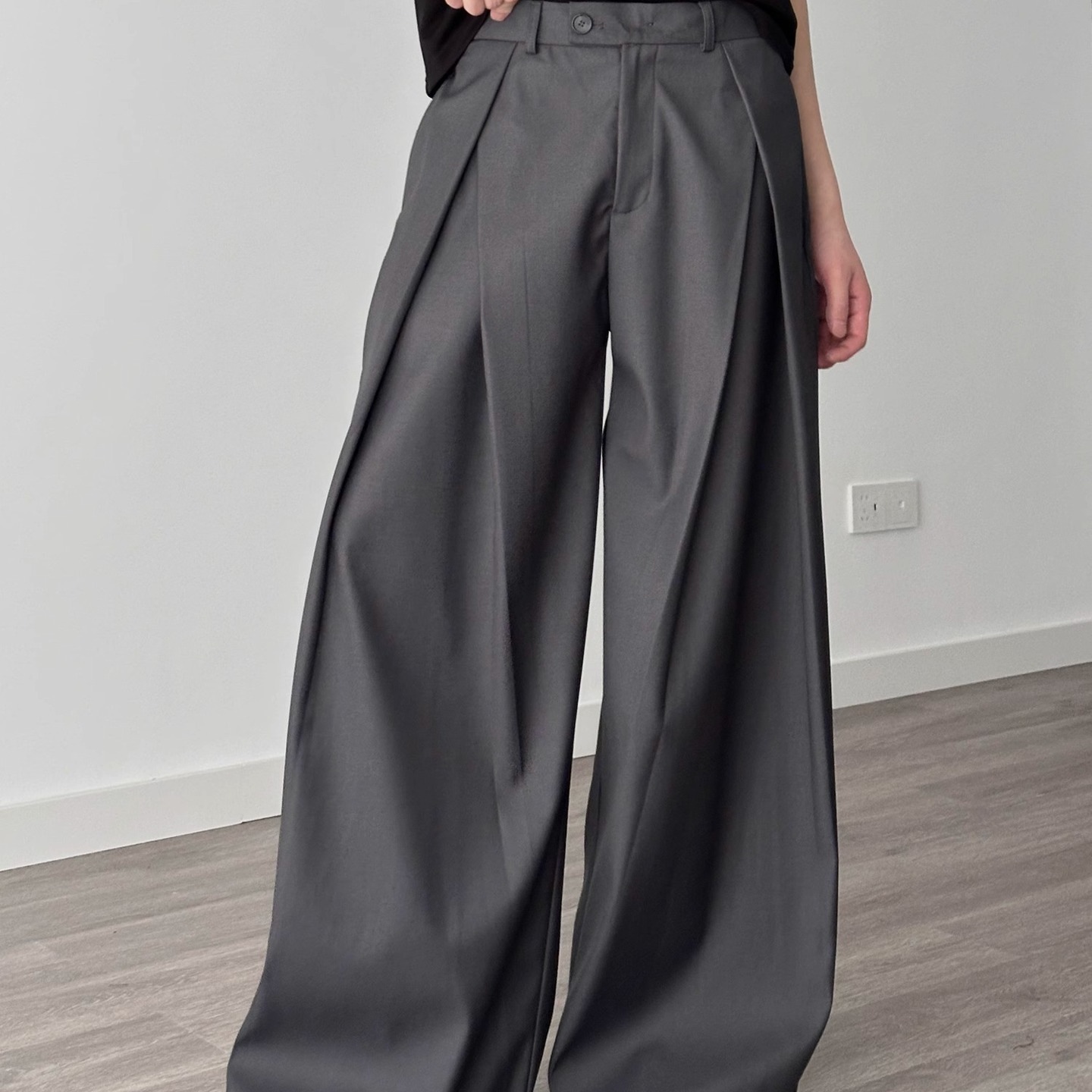 Street Fashion Men 2025 - 2025 New Black Suit Pants Men