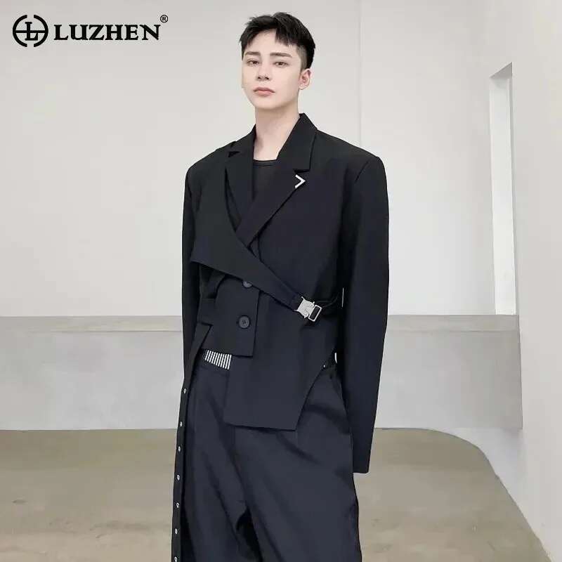 LUZHEN Original Asymmetric Spl - Street Fashion Men 2025 评论和价格