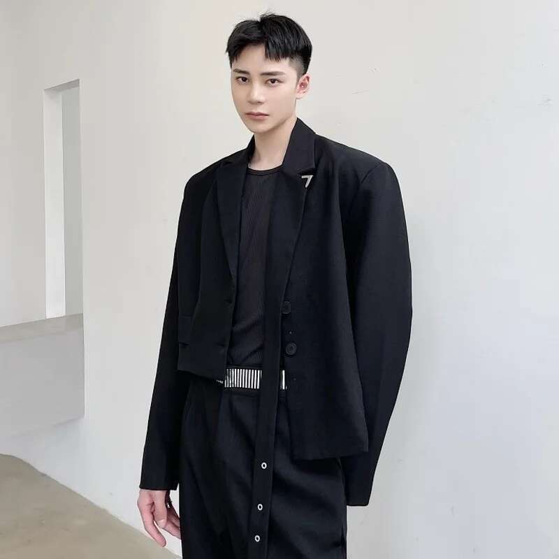 LUZHEN Original Asymmetric Spl - Street Fashion Men 2025 评论和价格