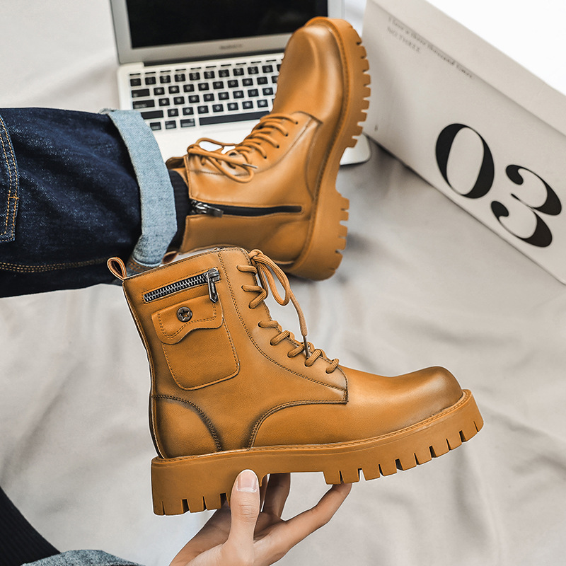 2025 Trend Men Boots Sneakers  - Street Fashion Men 2025 评论和价格